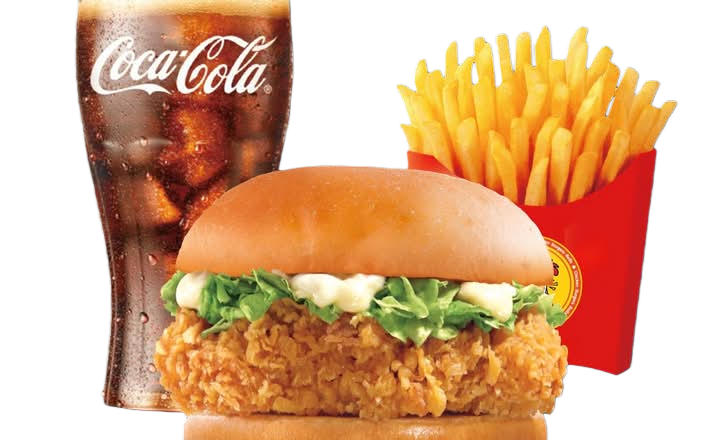 Frydom Express Crispy Chicken Burger Combo